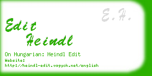 edit heindl business card